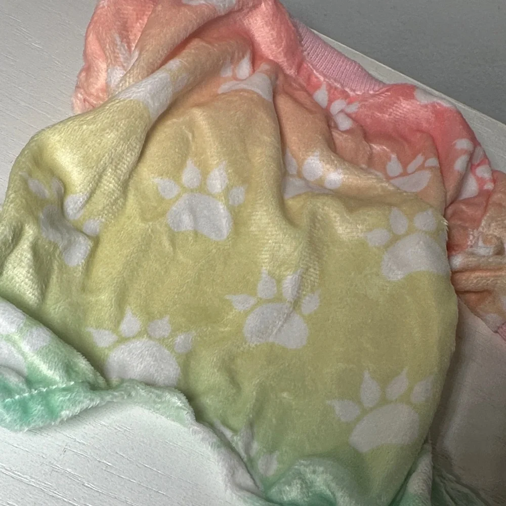 Colorful Tie-Dye Dog Pajamas